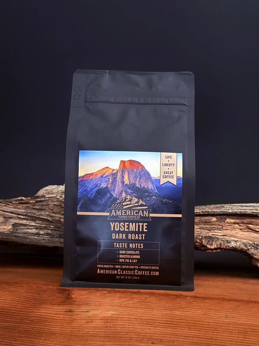 Bag of American Classic Coffee Yosemite Dark Roast